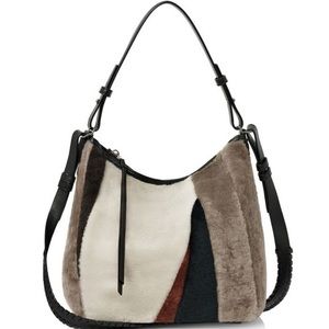 All Saints Shearling Bag